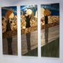 Paintings - Triptych “At the edge of the water” - VALERIE COLAS DES FRANCS
