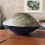 Céramique - Vase céramique Raku cuivré "Naos" - BARBARA BILLOUD