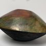 Ceramic - Copper ceramic Raku Vase "Naos" - BARBARA BILLOUD