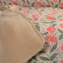 Comforters and pillows - Reversible bed throw in indian velvet and cotton - L'ATELIER DES CREATEURS