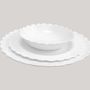 Formal plates - Chevet Pleine plate - BOURG-JOLY MALICORNE