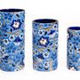 Vases - CORNET VASES (3 sizes). - MANUFACTURE DES EMAUX DE LONGWY 1798