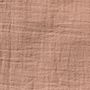 Bed linens - Light terracotta gauze cotton duvet cover - MAISON D'ÉTÉ