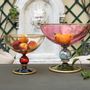 Decorative objects - Arlecchino (Harlequin) 2 Fruit Bowls on Stand  - GRIFFE MONTENAPOLEONE MILANO