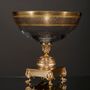 Objets de décoration - ROMA : Grande Coupe sur pied en bronze - VETRERIE DI EMPOLI SRL MILANO