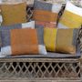 Fabric cushions - Hand Made Felt Cushion, natural dye - GHISLAINE GARCIN MAILLE&FEUTRE