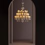 Ceiling lights - Belle de Nuit Chandelier Collection - Lladró Handmade Porcelain Lighting  - LLADRÓ
