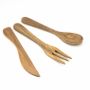 Forks - Reusable Bamboo Kids Cutlery Set - PANDA PAILLES