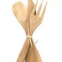 Forks - Reusable Bamboo Kids Cutlery Set - PANDA PAILLES