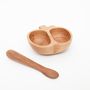 Decorative objects - SET OF BABY DISH AND MASH SPOON OF APPLE TREE - CHITOSE