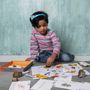 Loisirs créatifs pour enfant - Kit d'impression bloc indien pour enfants - BAAYA GLOBAL