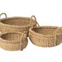 Decorative objects - Handmade basket and boxes in seagrass or water hyacinth - COZY LIVING COPENHAGEN