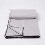 Homewear - Soft Felted Cashmere Blankets Greys - MIRROR IN THE SKY CASHMERE