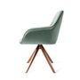 Chairs for hospitalities & contracts - Tara Dining Chair - Jade, Turn Rose Gold - JESPER HOME