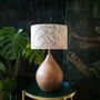 Design objects - Titia lamp, Embroidered lampshade - LOU DE PRAY
