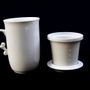 Couverts & ustensiles de cuisine - Mug avec filtre et couvercle - TERRE DE CHINE
