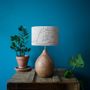 Design objects - Titia lamp, Embroidered lampshade - LOU DE PRAY