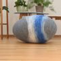 Cushions - Felted wool floor cushion, Pacific collection - KAYU