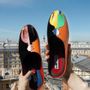 Chaussures - Pantoufles hommes « Malevich », chaussures maison, vêtements maison, - RXBSHOES