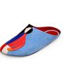 Homewear textile - Men's slippers "Suprematisme" 1718, home wear, home shoes - RXBSHOES