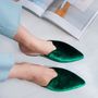 Shoes - Silk velvet mules - RXBSHOES