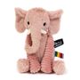 Soft toy - Plush Ptipotos the Pink Elephant - DEGLINGOS