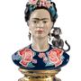 Sculptures, statuettes and miniatures - Frida Kahlo (Blue) - Lladró Limited Edition Handmade Porcelain - LLADRÓ
