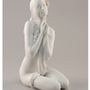 Sculptures, statuettes and miniatures - Inner Peace - Lladró Handmade Porcelain White Matte Sculpture - LLADRÓ