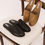 Customizable objects - Leather sleepers, home shoes - RXBSHOES
