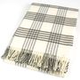 Throw blankets - PLAID MERINOS  - MAPACHA