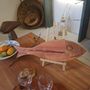 Autres tables  - Table basse plateau cerise Fisherman B - LIVING MEDITERANEO