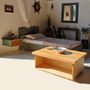 Other tables - Coffee table Cherry  top Fisherman B  - LIVING MEDITERANEO