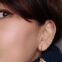Bijoux - Boucles d'oreilles réalisées à partir de feuilles de Palmier - ARECABIO