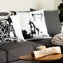 Fabric cushions - TSODILO KURU BLACK CUSHION - SOMETHING SINCERE