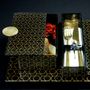 Coffrets et boîtes - Petite boîte à Bento rectangulaire, noir et doré - MYGLASSSTUDIO