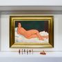 Paintings - Decorative paintings composed of small figurines in a box situation. - GALERIE BELARTVITA