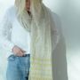 Scarves - Plant dyed Finnish lambwool scarf, Sarastus - BONDEN