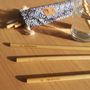 Kitchen utensils - Pouch of 6 bamboo straws: €2 donated to Earthwake - PANDA PAILLES