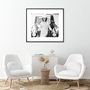 Art photos - Wall decoration. Jean Shrimpton  - ABLO BLOMMAERT