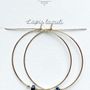Jewelry - "Lapis Lazuli" Magic Stone Creoles - LES MOTS DOUX