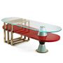 Coffee tables - PALM OVAL COFFEE TABLE - MARIONI