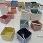 Platter and bowls - Gold Rim  - POTOMAK STUDIO