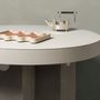 Autres tables  - OSSICLE TABLE D'APPOINT RONDE EN CUIR - GIOBAGNARA