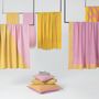 Homewear - Throw "Bic" Yellow&Pink - MASSERANO CASHMERE