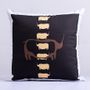 Fabric cushions - TSODILO BLACK IVORY CUSHION - SOMETHING SINCERE