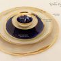 Design objects - GOLDEN EDGE  hand made porcelain bowls and plates - POTOMAK STUDIO