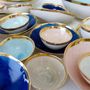 Design objects - GOLDEN EDGE  hand made porcelain bowls and plates - POTOMAK STUDIO
