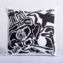 Coussins textile - COUSSIN TSODILO KURU NOIR - SOMETHING SINCERE