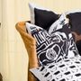 Fabric cushions - TSODILO KURU BLACK CUSHION - SOMETHING SINCERE