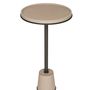 Other tables - SORRENTO LEATHER SIDE TABLE - GIOBAGNARA